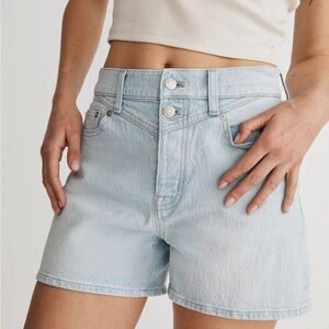 Madewell the Momjean Short Mom jeans Sz 14W